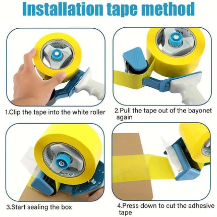 Handheld Tape Sealer Clear Tape Cutter Portable Adhesive Sealing Tool for Bags