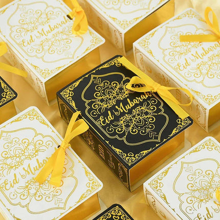 50PCS Moon Stars Wedding Candy Box Gift Box Holiday Party Decorations Favour