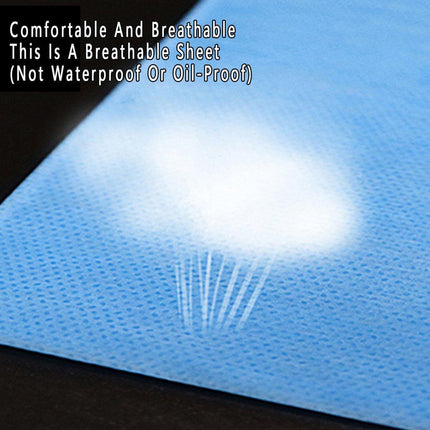 100pcs Non-Woven Breathable Bed Sheet for Beauty Salon Spa Hotel Travel Use