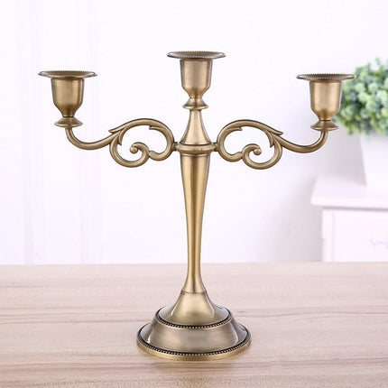 3/5 Arms Alloy Candle Holder Stand Candlesticks Candelabra Wedding Home Decor