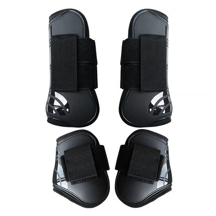 4pcs Show Jumping Horse Leg Warmers Gaiters for Joint Protection Equine Gear