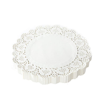 250pcs Baking Parchment Paper Flower Design Kitchen Oil Absorbing Cake Liners