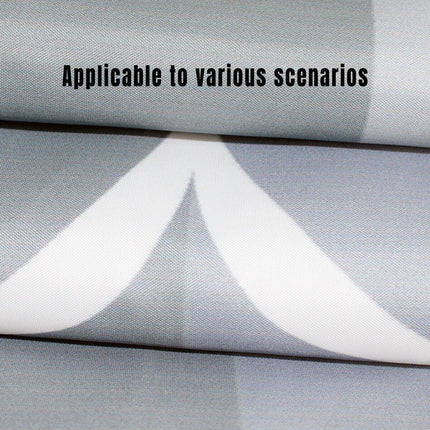 Waterproof Fabric Shower Curtain Simple Bathroom Curtain No Drill Bath Screen