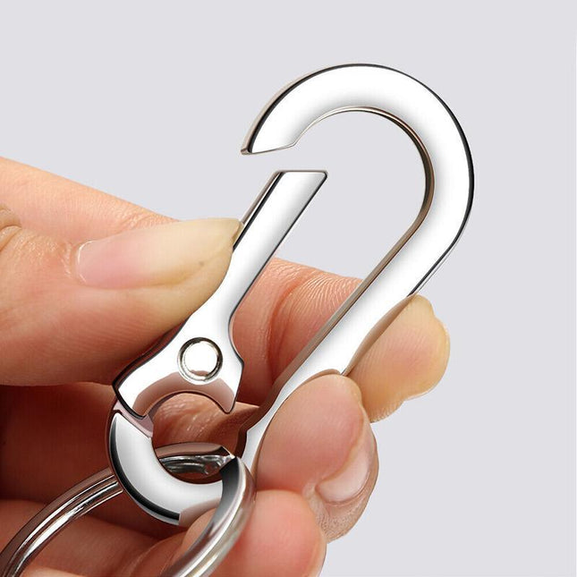 3PCS Clasp Clips Hook Alloy Key Ring Split Detachable Keychain Durable Diy - Aimall