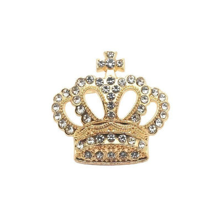 Small Crown Brooch Accessory Fashion Corsage Pin Jewelry Women Men Gift