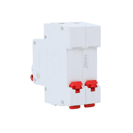 AC Circuit Breaker Solar 220-380V 2Pole Double MCB Mini 10-63 Amp
