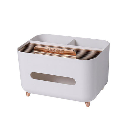Tissue Box Dispenser Storage Box Napkin Case Remote Control Box Multi-Function