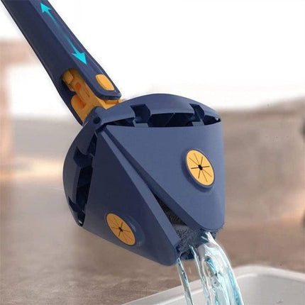 Adjustable Rotating Triangle Mop Wet Dry Dual-use Household Mop with Scraper