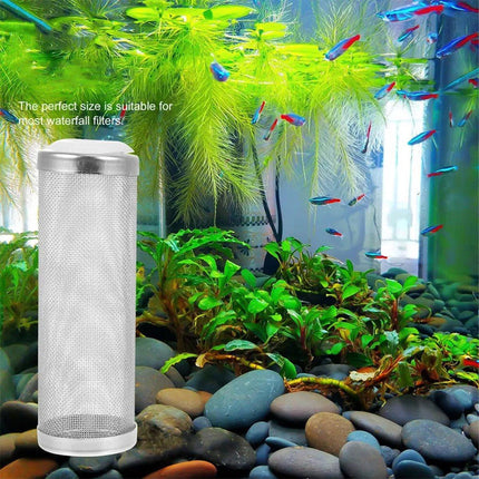 4x Stainless Steel Shrimp Filter Guard Aquarium Intake Protector Fish Safe Mesh