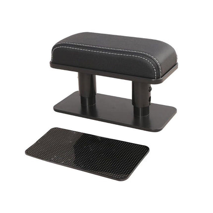 Car Armrest Cushion Leather Elbow Rest Booster for Centre Console Armrest Box