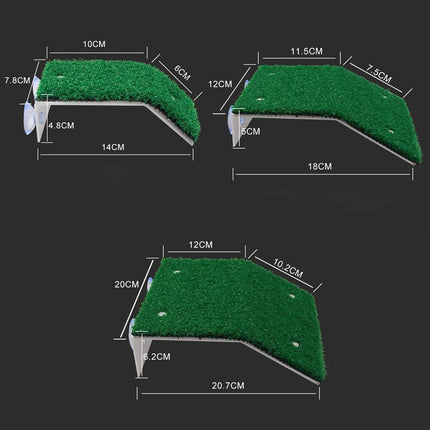 Turtle Basking Platform Ramp Reptile Tank Ladder Resting Terrace Simulation - Aimall