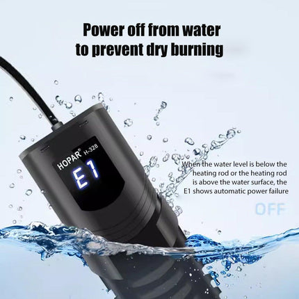 500/800/1000w Submersible Temperature Control Rod with LED Display for Fish Tanks
