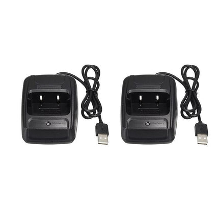2PCS Charging Base for Radio Walkie For BF-88E