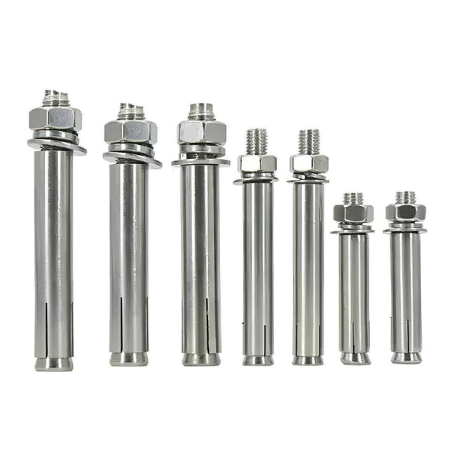 M12 Stainless Steel Expansion Anchor Bolts Heavy Duty Hex Head Screws
