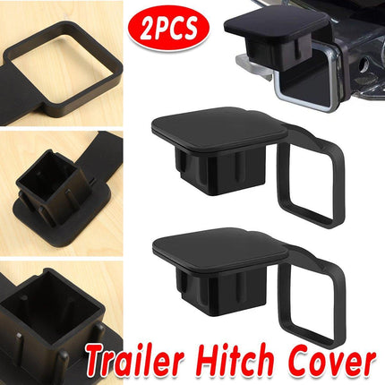 2pcs Car Trailer Hook Cover Retrofit Decoration Protective Towing Hitch Cover