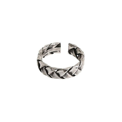 Silver Vintage Index Finger Ring Women Fashion Jewelry Adjustable Statement