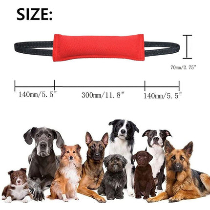 Cloth Bite Stick Teether Dog Training Bite Stick Durable Chew Toy for Pets