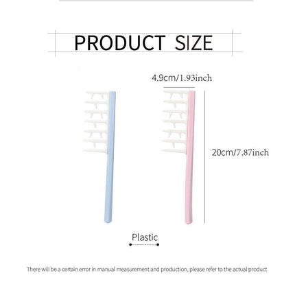 Hair Root Fluffy Comb Single Set Wide Tooth Massage Styling Comb for Volume