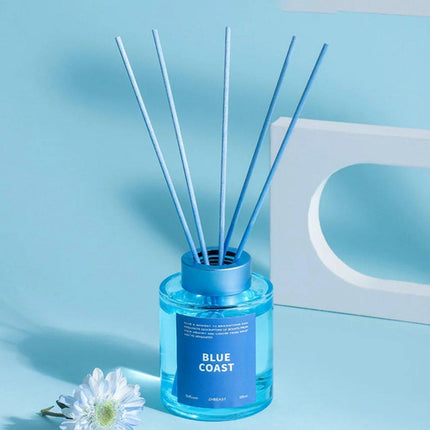 5X 120ml Fireless Rattan Aromatherapy Essential Oil Reed Diffuser Set