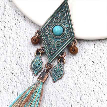 Vintage Tassel Earrings for Women Long Ethnic Style Dangle Fashion Jewellery
