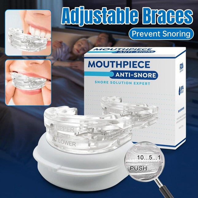 Anti Snore Mouthpiece Mouth Guard Stop Snoring Grinding Sleep Aid Mouthguard