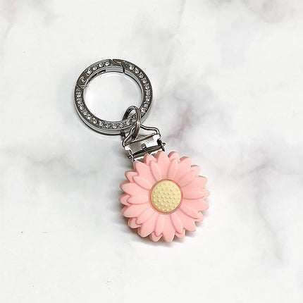 Silicone Daisy Flower Sunflower Brim Clip Anti-Slip Chrysanthemum Cap Holder