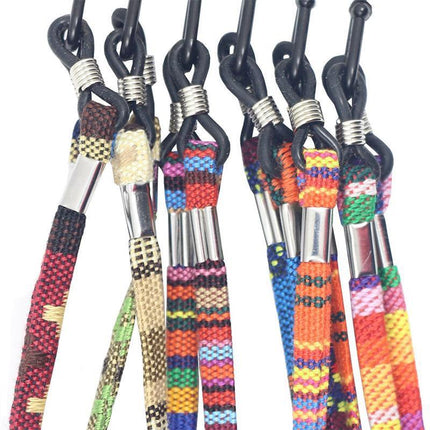 5 PCS Colorful Sunglasses Strap Eyeglass Chain Reading Glasses Holder Neck Cord - Aimall