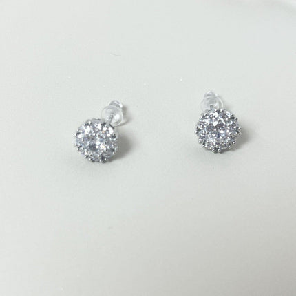 Spin Snowflake Stud Earrings for Women Winter Fashion Jewelry Festive Gift