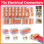 75PCS 221 Electrical Connector Wire Block Clamp Terminal Cable 2/3/5Way HOT - Aimall