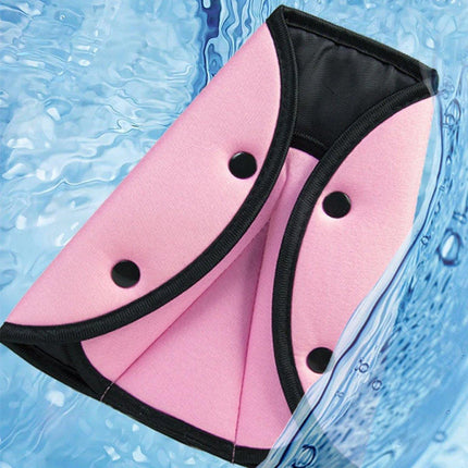 Foldable Car Seat Belt Triangle Retainer Buckle for Child Safety Shoulder Strap