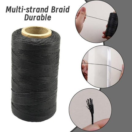260m 150D Leather Sewing Waxed Thread Hand Stitching Craft Repair Cords 4Colours
