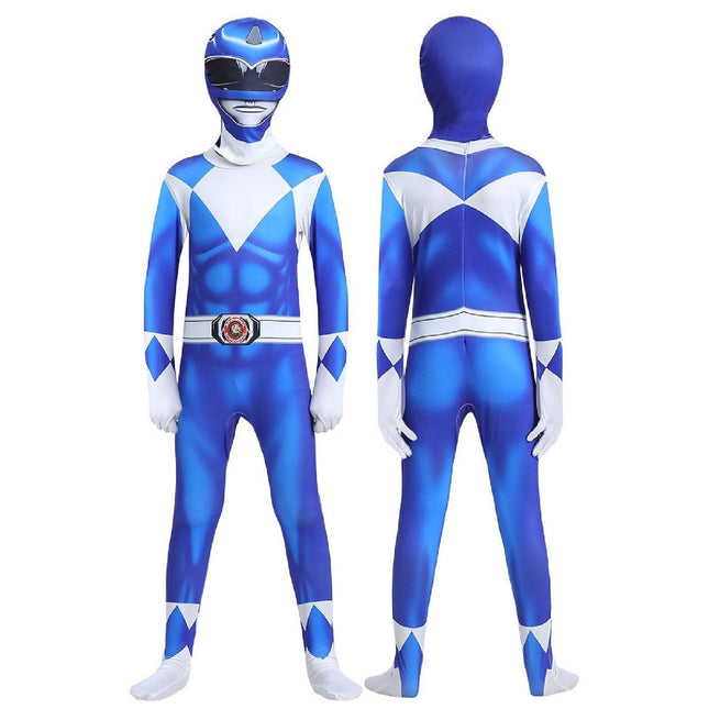 Blue Dinosaur Team Tight Cosplay Jumpsuit AU