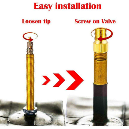 21pcs Bicycle Valve Adapter Set Universal Bike Tire Valve Converter Group Kit