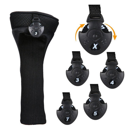 Premium Golf Club Head Cover Wood Club Protector Durable Golf Supplies Cover Cap