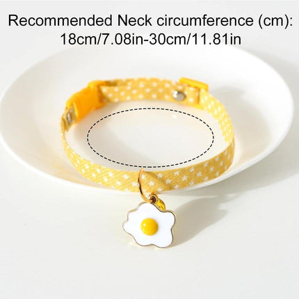 Adjustable Pet Collar with Buckle and Bell for Kitten and Dog Wearable Accessory