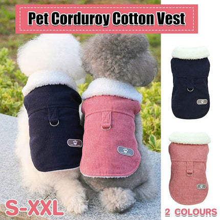 Pet Dog Clothes Jackets Warm Jumper Windproof Puppy Winter Coat Clothes Clothing Watermelon Red - Aimall