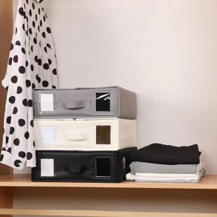 4pcs Simple Pure Colour Storage Boxes Organizer Home Office Storage Solution