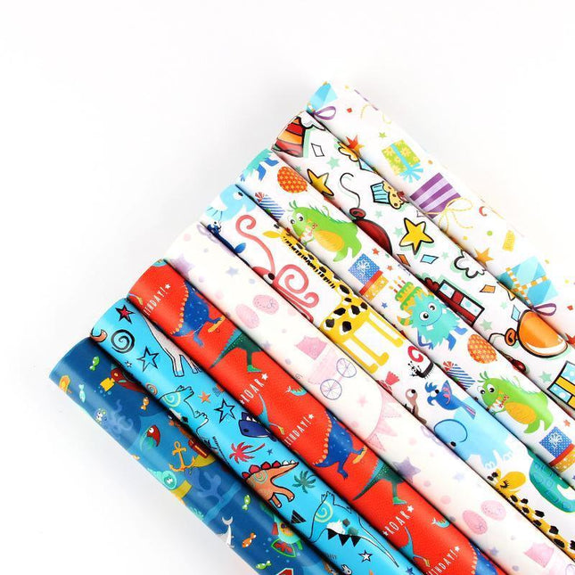 20pcs Cute Animal Cartoon Gift Wrapping Paper for Toys Bookskin and Crafts