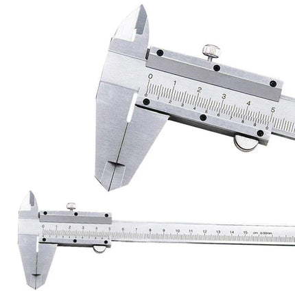 Stainless Steel Vernier Caliper 200mm Micrometer Measuring Tool Gauge Ruler