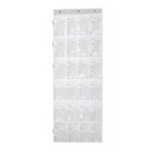 24 Pocket Shoe Organiser Bag Over Door Holder Hanging Shelf Storage Rack Hooks