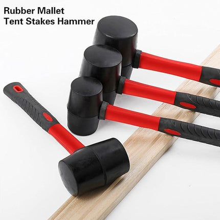 4Sizes Multifunctional Rubber Plastic Hammer Wood Floor Mallet Tool Small Hammer
