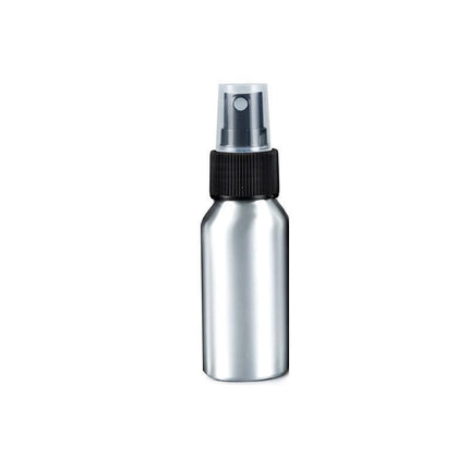 10pcs Travel Size Refillable Aluminum Spray Bottles Toner Cleaning Solution Mist