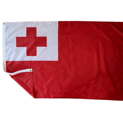 90 X 150CM Tongan Flag Large Puleʻanga Fakatuʻi ʻO Tonga Flag - Aimall