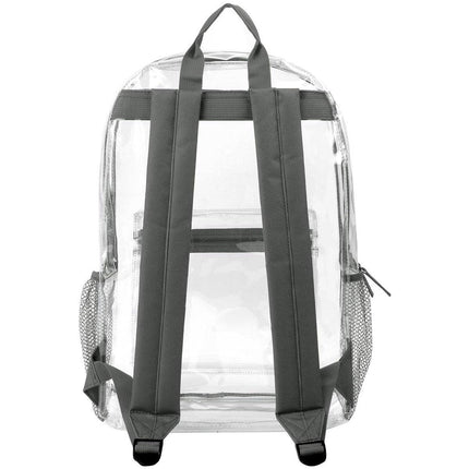 Waterproof Transparent Backpack Double Shoulder Large Capacity School Travel Bag