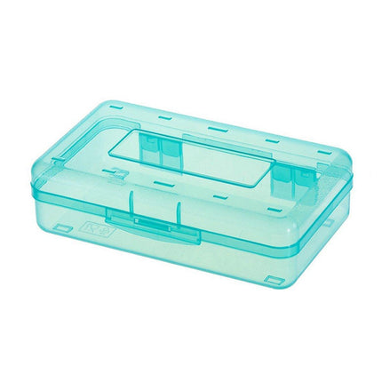 Large Capacity Transparent Plastic Pencil Case Multifunctional Student Art Box