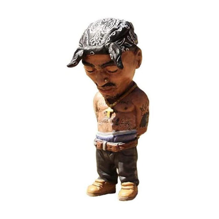 New Rapper Star Cool Hip Hop Guy Ornaments Creative Desktop Statue Home Decorate - Aimall