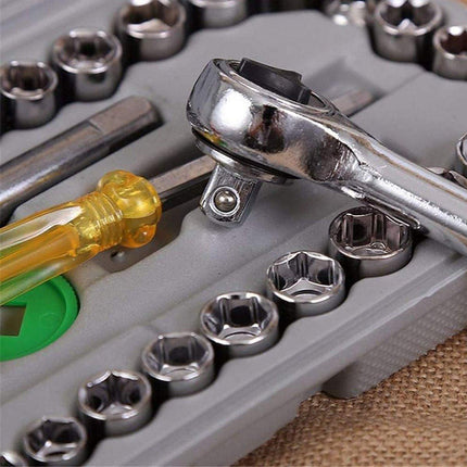 40pcs Auto Repair Tool Kit Set Car Maintenance Mechanics Garage Hand Tools