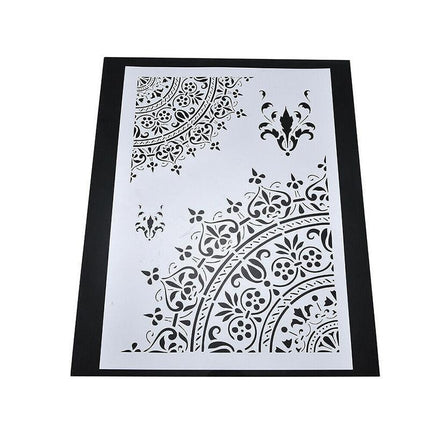 A4 DIY Craft Mandala Stencils Template For Walls Painting Scrapbooking Stamping - Aimall