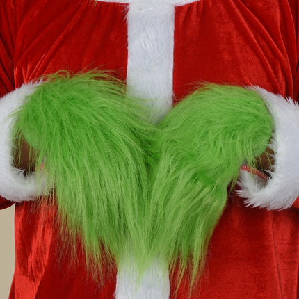 Christmas Thief Green Hair Monster Headgear