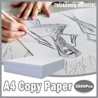 2500pcs A4 Copy Printing Paper White Office Draft Paper for Home and Business